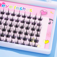 Fairy Style Cluster Eyelashes 6 Lengths 72 Clusters