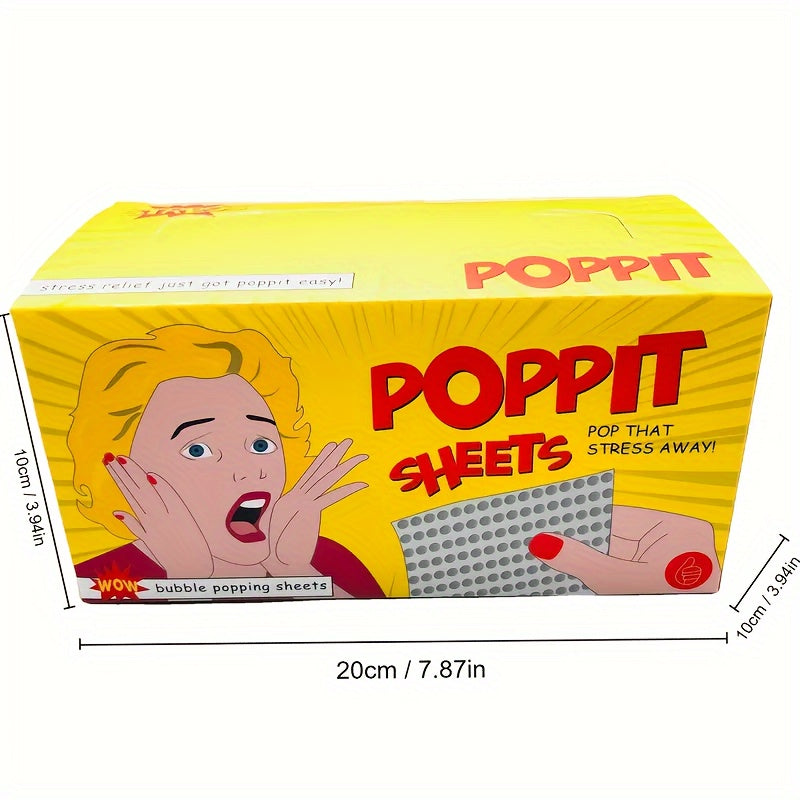 Venting Decompression Bubble Paper 20pcs Office Paper Press Burst Christmas