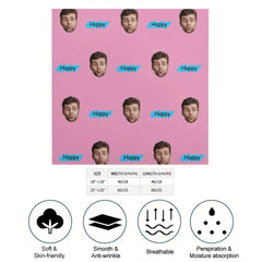 Personalized Photo Text Scarf Bandana