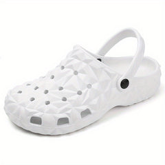 Men's Flag Pattern Slip On Platform Clogs