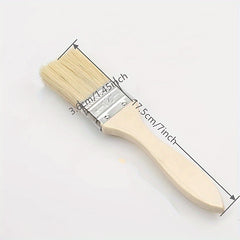 5pcs Wooden Handle Paint Brush Cleaning Sweeping Gray Hair Brush