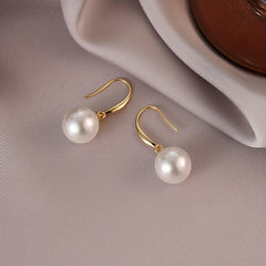 Faux Pearl Drop Earrings for Girls