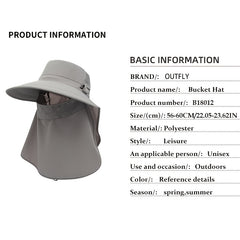 360° Sun Protection Fisherman Hat Quick-drying UV Hat