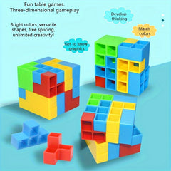 Colorful Square Building Blocks Toy for Early Education