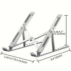 Adjustable Aluminum Laptop Stand Ergonomic Tablet Holder