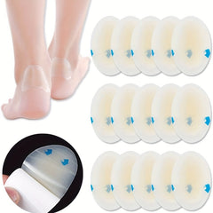 15pcs Waterproof Gel Blister Pads Ultra Thin Cushions for Fingers Toes Heels
