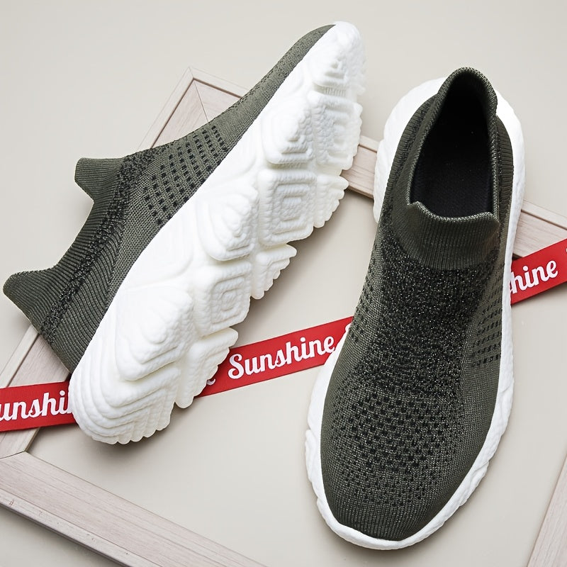 Men's Lightweight Running Shoes Outdoor Athletic Sock Sneakers