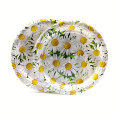 Daisy Flower Party Supplies Set Disposable Dinnerware Plates Napkins & Cups