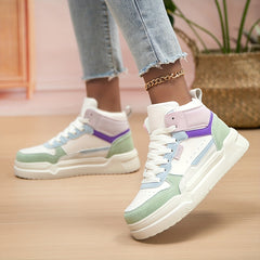 Women's Heighten Chunky Sneakers Faux Leather