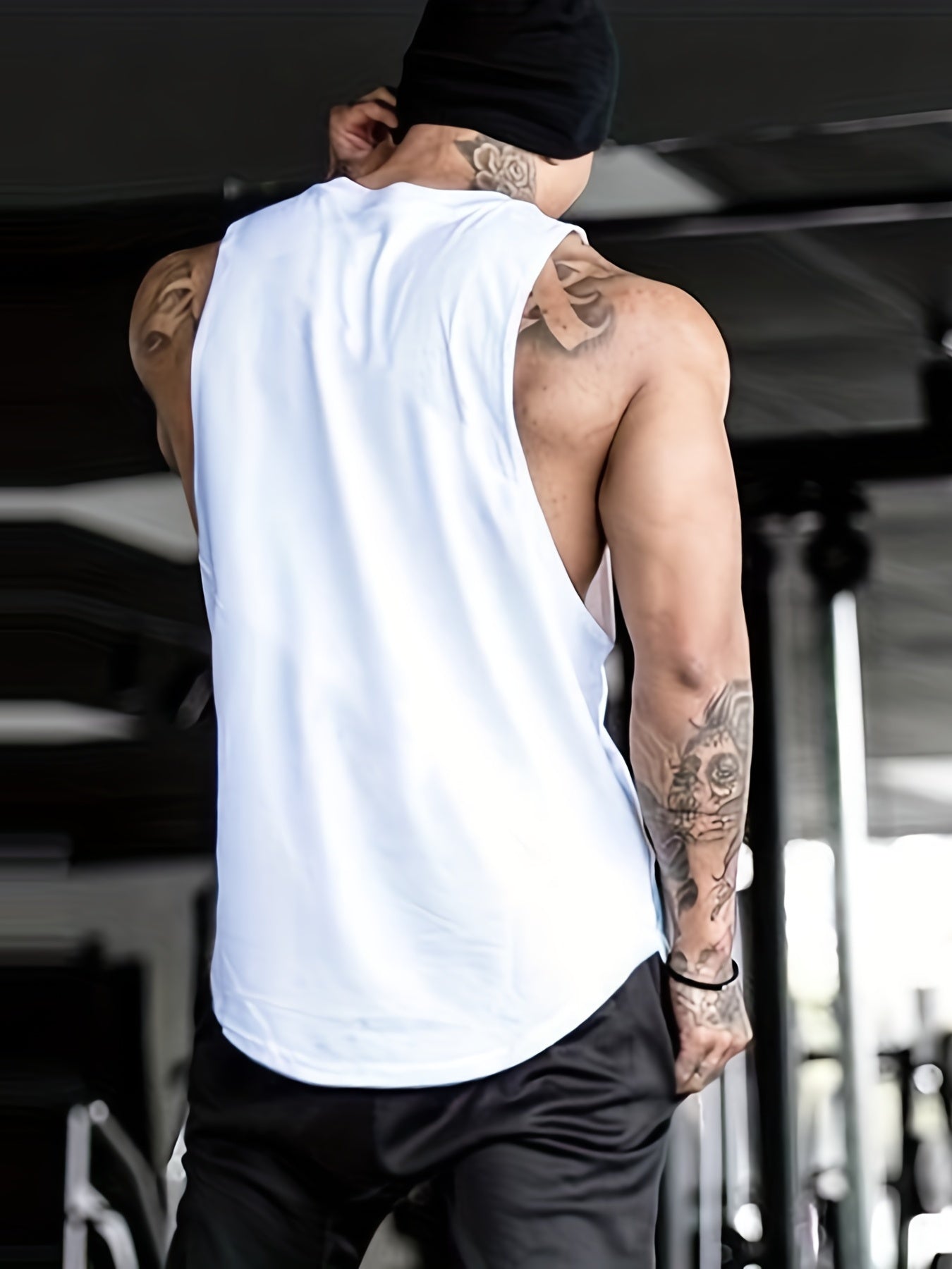 Men's Quick Dry Sports Tank Top Light Loose Sleeveless Shirt