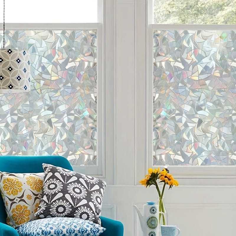 Laser Decorative Window Film PVC Window Privacy Window Sticker