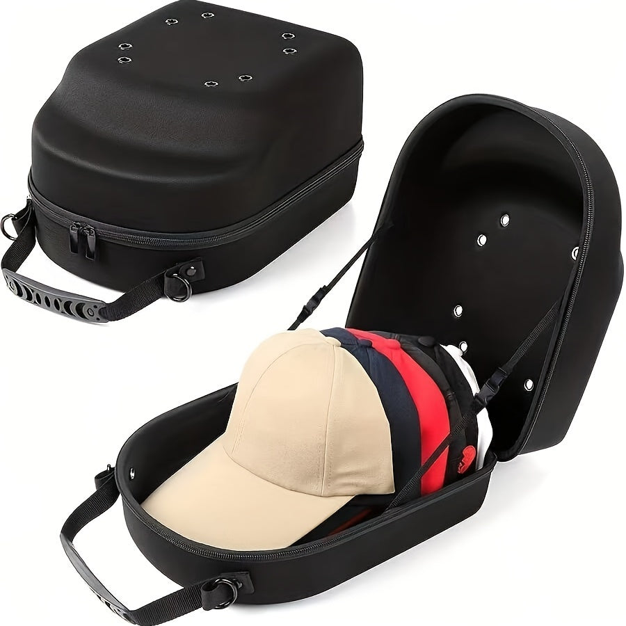 Baseball Hat Travel Case Holds Up To 6 Hats