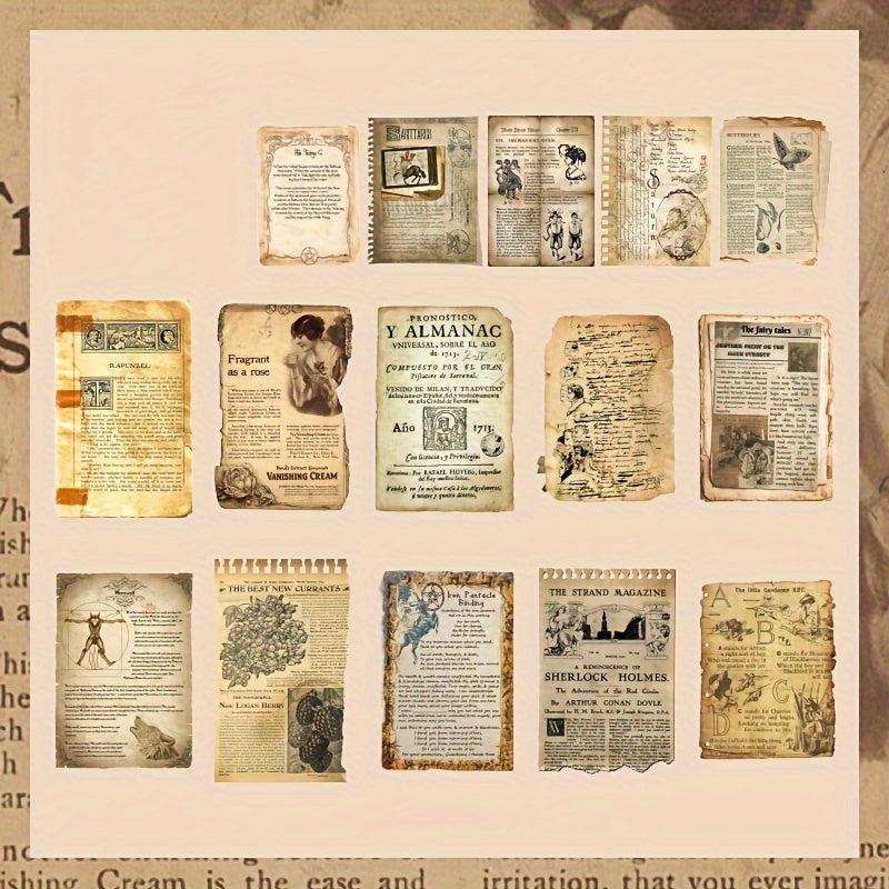 Retro Style Mixed Packaging Distressed Special Paper Cloud Dragon Paper