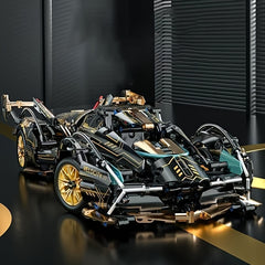 14 Supercar Building Blocks Model High Tech Racing Car Kit