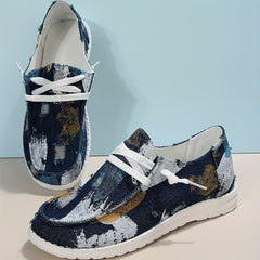 Women's Graffiti Canvas Shoes Lightweight Sports Shoes