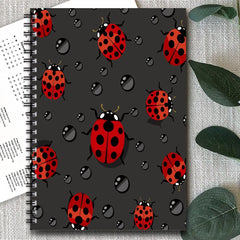 Red Ladybug Spiral Notebook - Perfect School and Office Gift