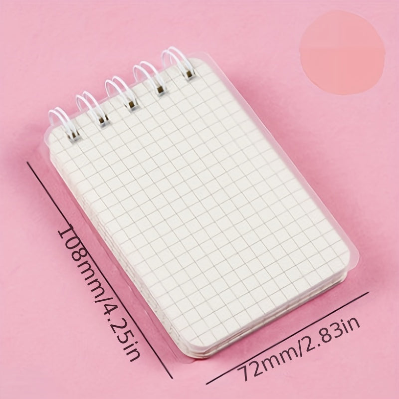 A7 Mini Spiral Notebook Grid Lined Paper
