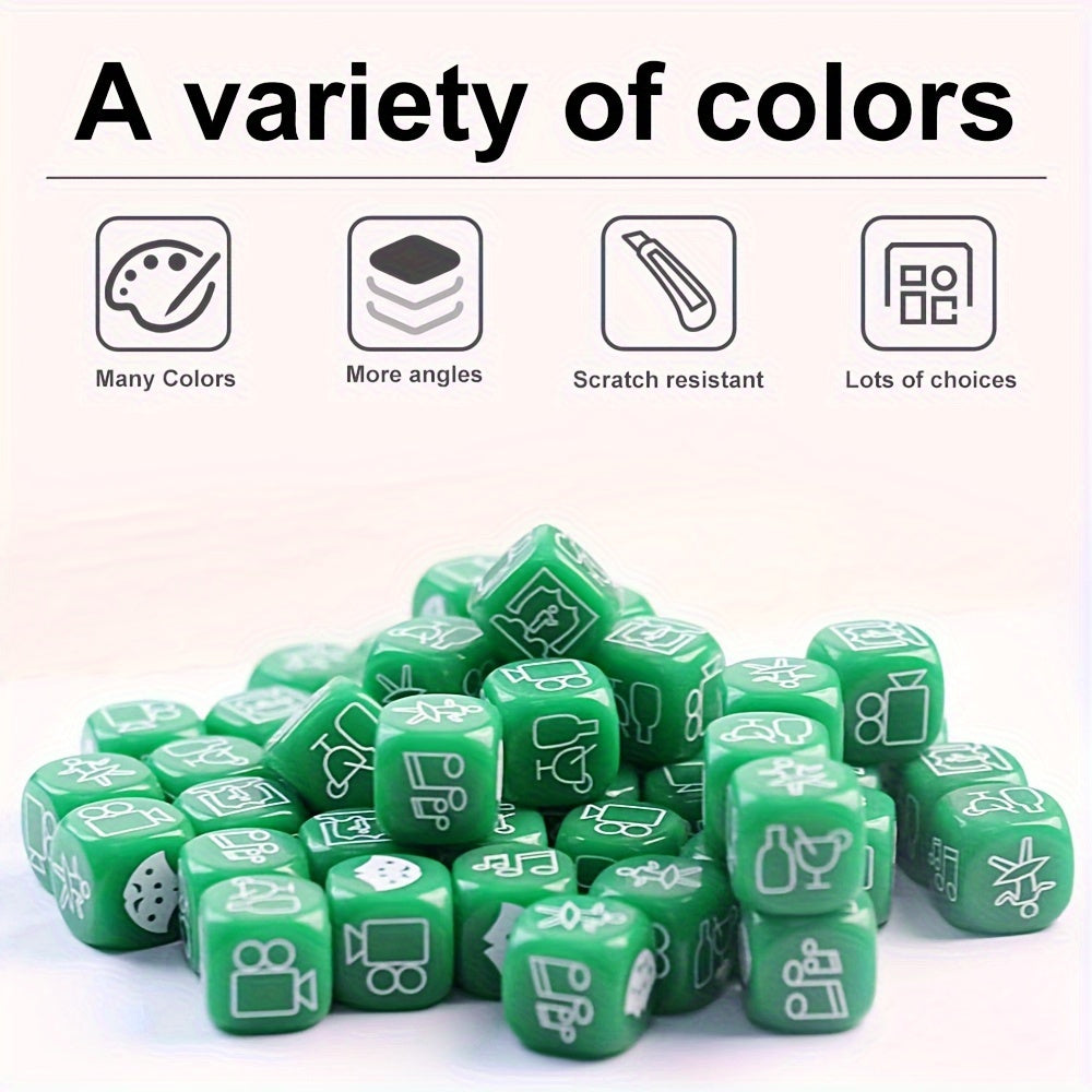 5pcs Essential Dices For Party Multiplayer Fun