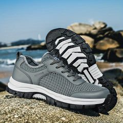 Men's Breathable Mesh Sneakers for Hiking Climbing
