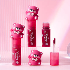 Water Mirror Lip Glaze Little Pink Bear Moisturizing Lip Gloss