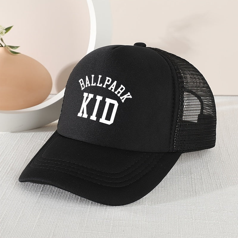 Adjustable Breathable Baseball Cap Outdoor Sport Sunshade Mesh Letter Embroidery