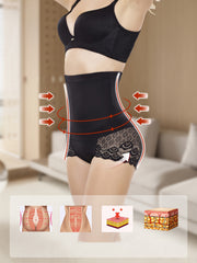 Lace Shaping Panties High Waist Tummy Control Butt Lifting Underwear