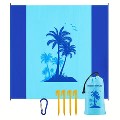Waterproof Beach Blanket 200 X 210 - Travel Camping Picnic Mat