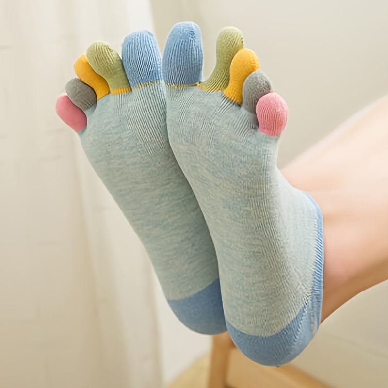 Women's Cotton Crew Toe Socks for Running