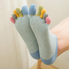 Women's Cotton Crew Toe Socks for Running