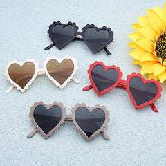 Girl's Love Frame Sunglasses UV Protection