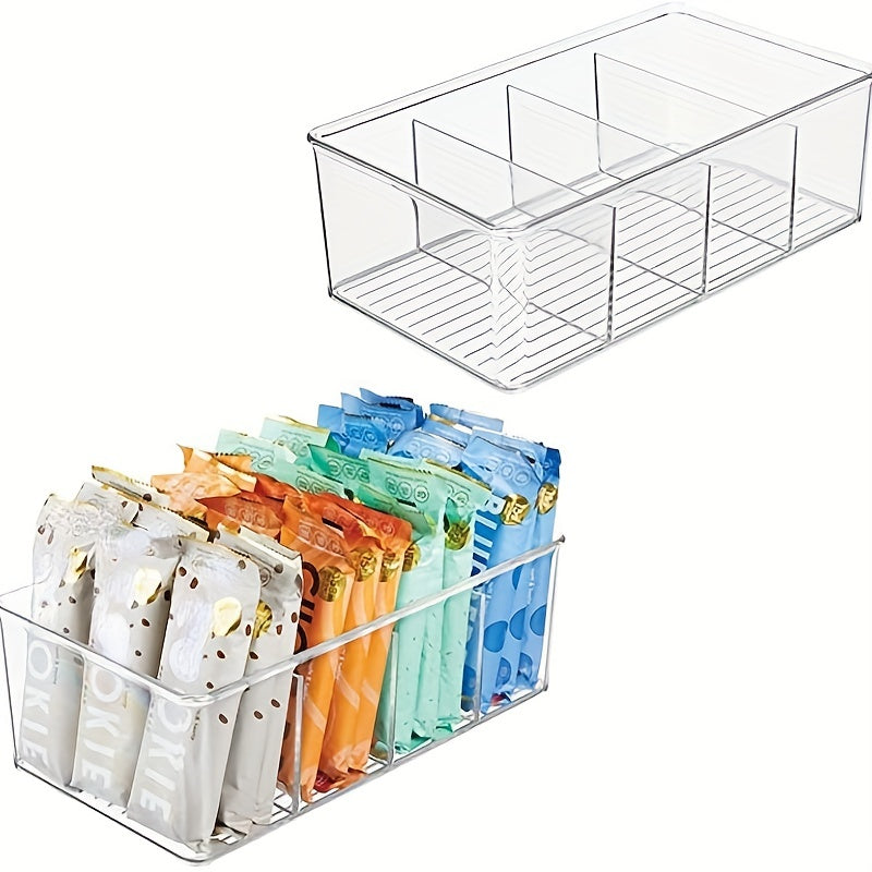 Clear Plastic Food Storage Bin for Pantry Fridge Cabinet