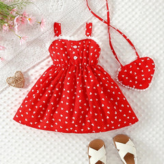 2pcs Full Of Love Suspended Dress Bag Set