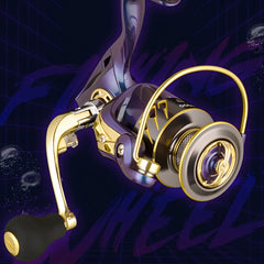 5000 Series Stainless Steel Spinning Reel Fishing Tackle