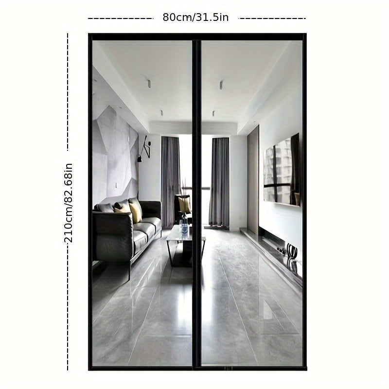 Door Curtain Transparent Anti-Cold Air Magnetic Suction Curtain