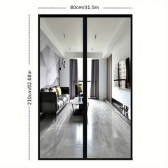 Door Curtain Transparent Anti-Cold Air Magnetic Suction Curtain