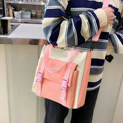 Canvas Schoolbags For Teenage Girls Backpack Women Student School Bags