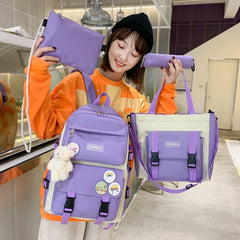Canvas Schoolbags For Teenage Girls Women Backpacks Laptop Backpack For Boys