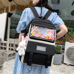 4pcs Women Backpacks Girls Bookbags Rucksack Mochila Shoulder Bags School Set