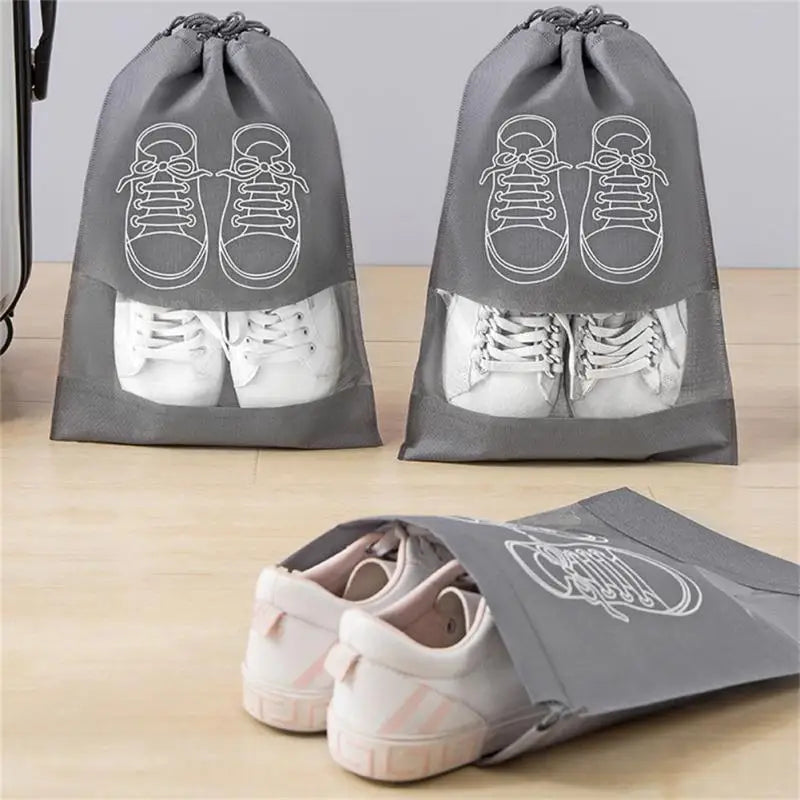 Shoes Storage Bag Closet Organizer Portable Waterproof Pocket