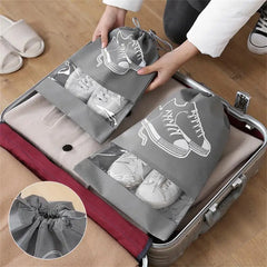 Shoes Storage Bag Closet Organizer Portable Waterproof Pocket