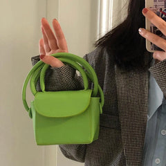 Mini PU Leather Shoulder Bag for Women Cross-body Stylish