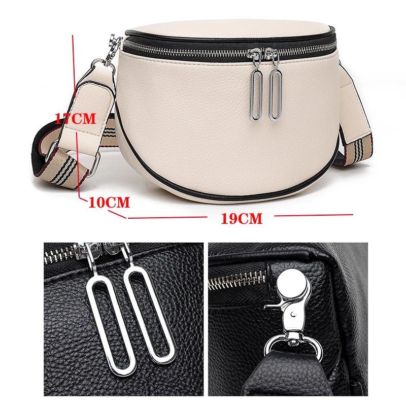 Soft Pu Leather Women Bag Small Shoulder Bags Purse Saddle Bag Crossbody