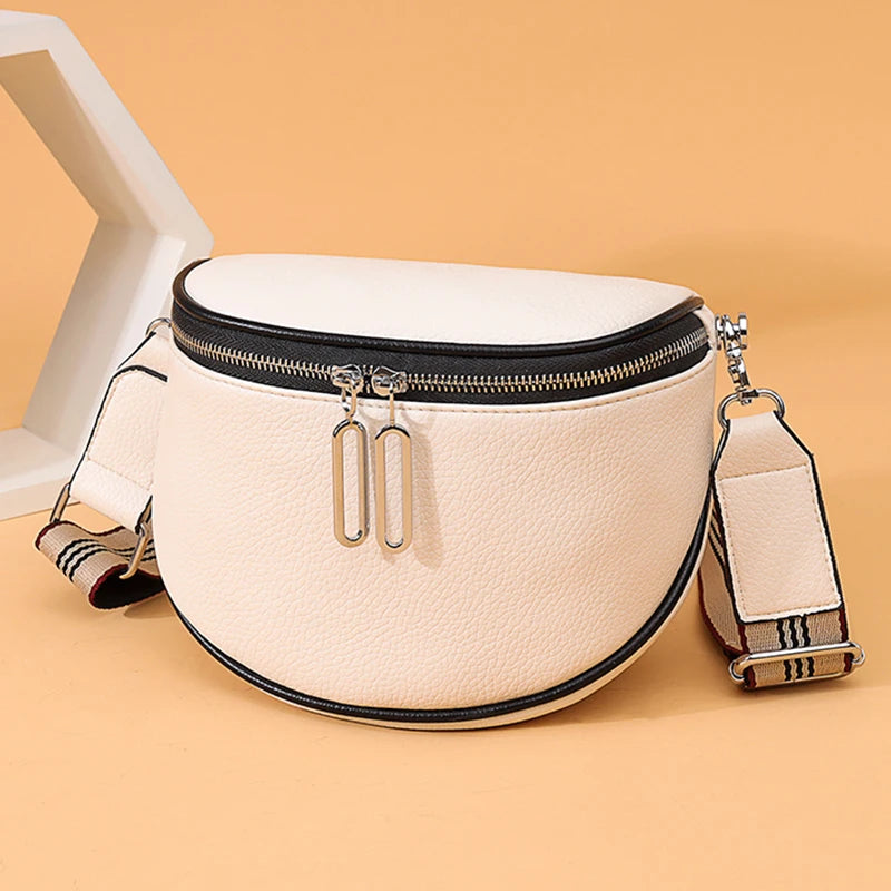 Soft Pu Leather Women Bag Small Shoulder Bags Purse Saddle Bag Crossbody