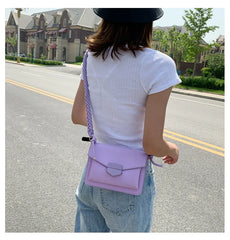 Women Girls Small Crossbody Bag with Braided Strap, 5 Colors