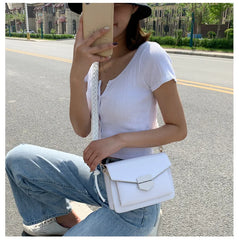 Women Girls Small Crossbody Bag with Braided Strap, 5 Colors