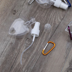 5 Leakproof Travel Mist Spray Bottles w/ Keychain for Toiletries