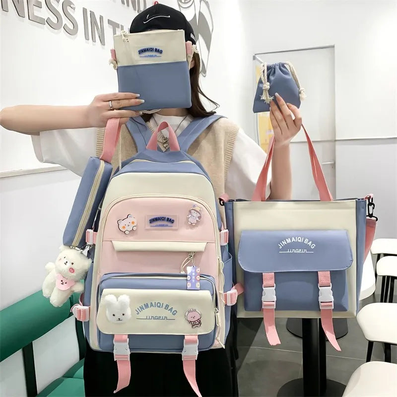 Multifunctional Student Book Bags School Bag For Girls