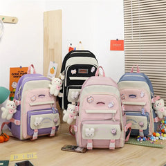 Multifunctional Student Book Bags School Bag For Girls