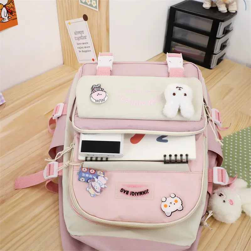 Multifunctional Student Book Bags School Bag For Girls