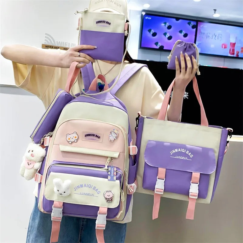 Multifunctional Student Book Bags School Bag For Girls